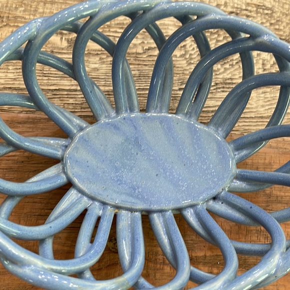 Stoneware Braided Basket - Picture 6 of 14